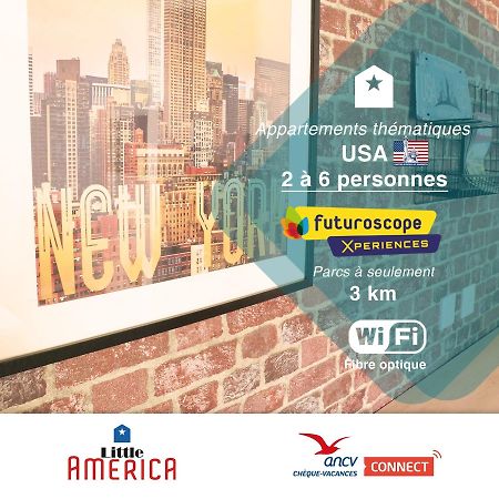 Little America - Appart Hotel 3Km Futuroscope Jaunay-Clan Zewnętrze zdjęcie