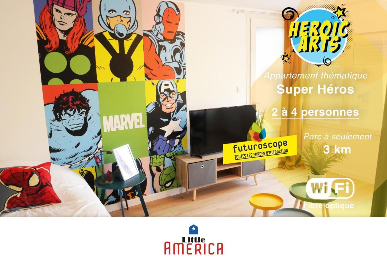 Little America - Appart Hotel 3Km Futuroscope Jaunay-Clan Zewnętrze zdjęcie